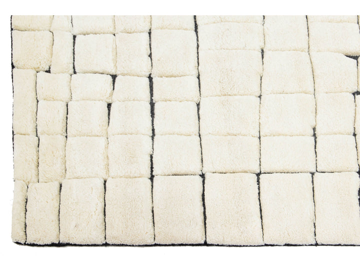 Modern Moroccan Wool Runner 3 X 20
