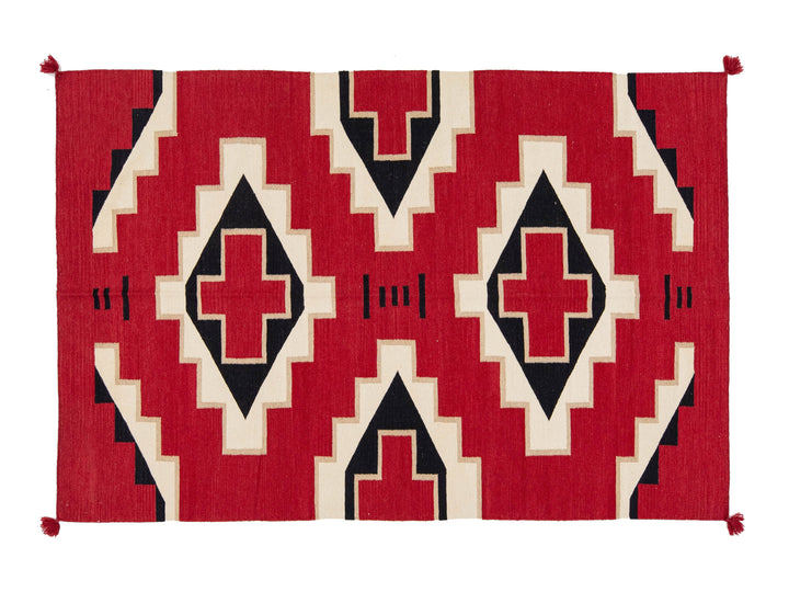 Modern Navajo Wool Rug 6 X 9