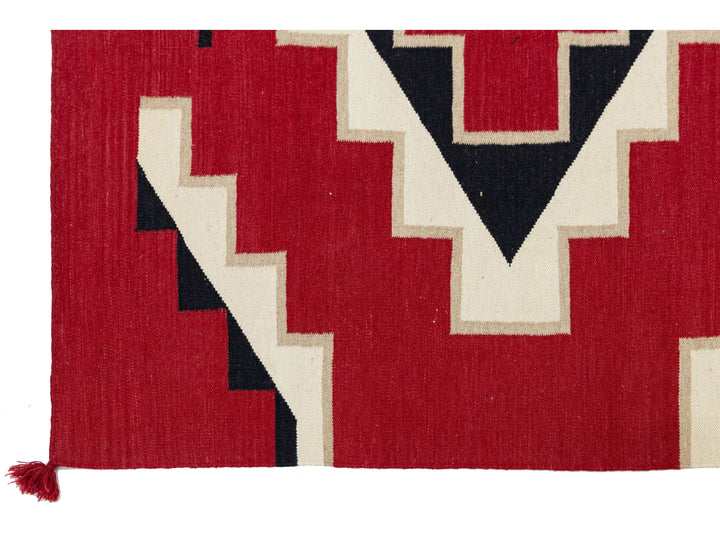 Modern Navajo Wool Rug 6 X 9