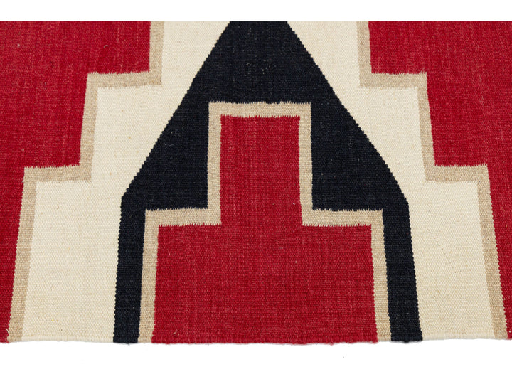 Modern Navajo Wool Rug 6 X 9