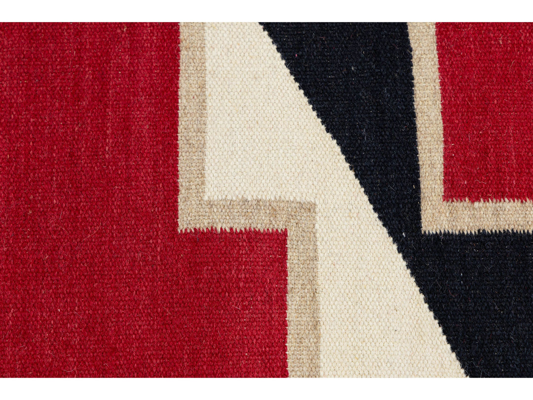 Modern Navajo Wool Rug 6 X 9