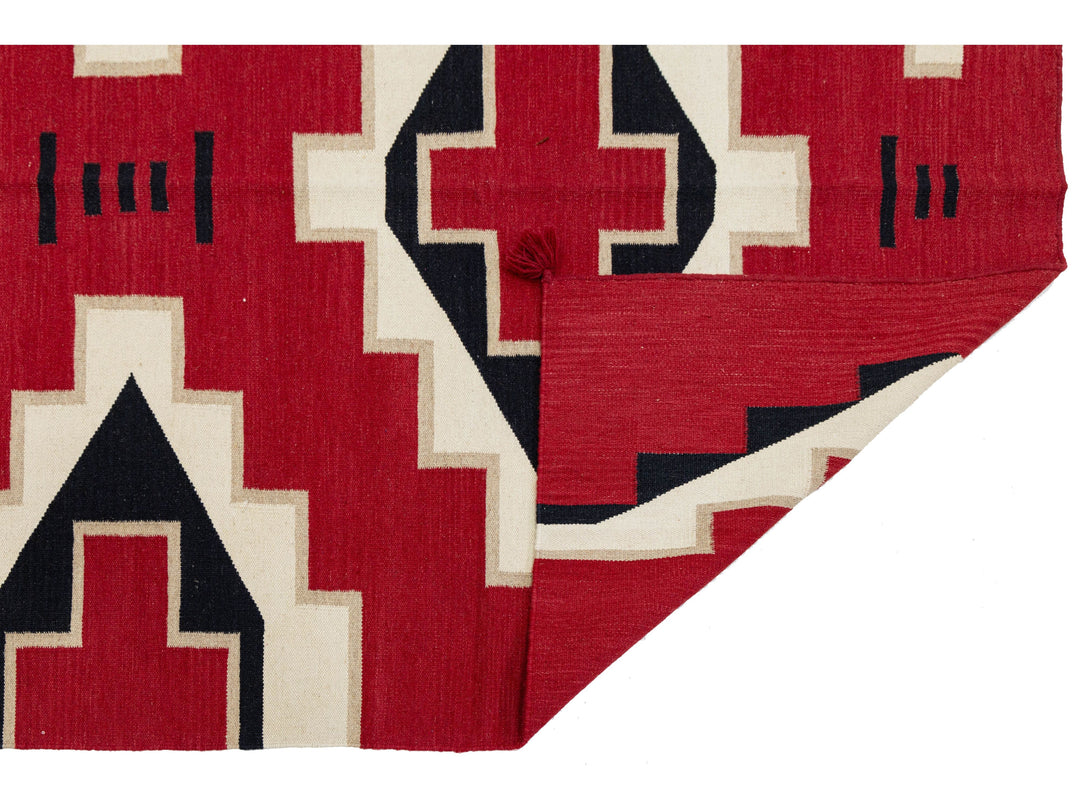 Modern Navajo Wool Rug 6 X 9