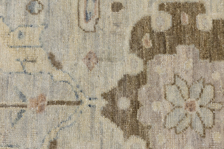Modern Oushak Wool Rug 10 X 14