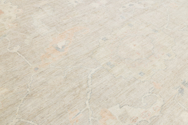 Modern Oushak Wool Rug 12 X 15