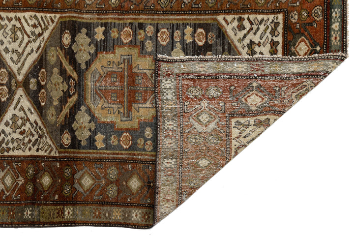 Antique Malayer Wool Runner 3 X 13