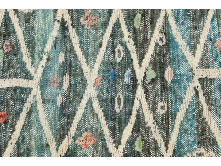 Modern Moroccan Wool Rug 9 X 12