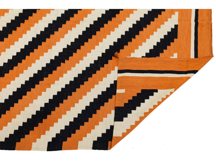 Modern Navajo Wool Rug 9 X 12