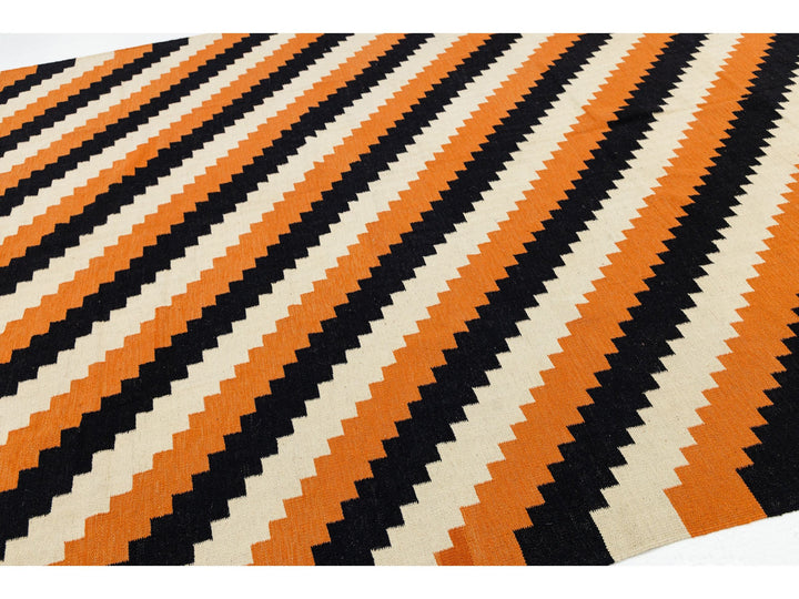 Modern Navajo Wool Rug 9 X 12