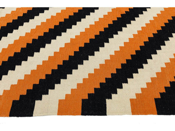 Modern Navajo Wool Rug 9 X 12