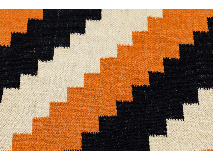 Modern Navajo Wool Rug 9 X 12