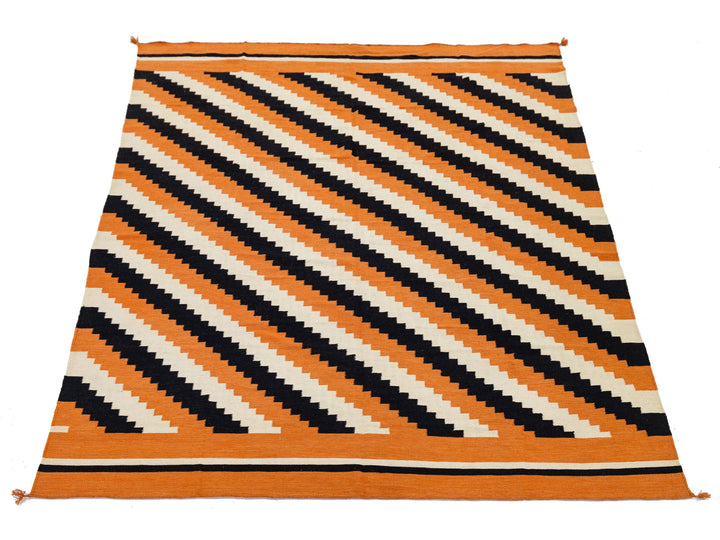 Modern Navajo Wool Rug 9 X 12