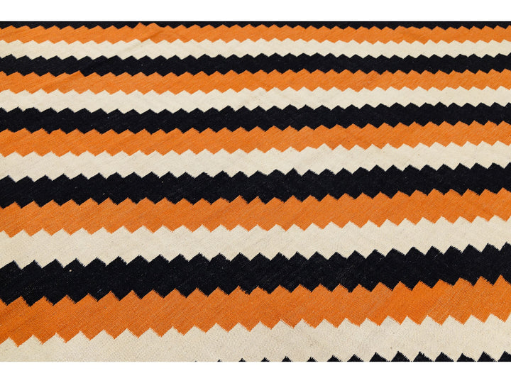 Modern Navajo Wool Rug 9 X 12