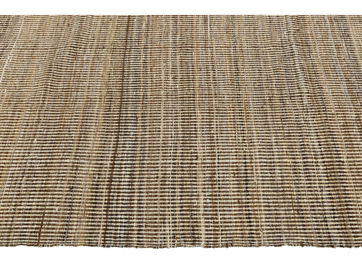 Modern Kilim Flatweave Wool Rug 12 X 15