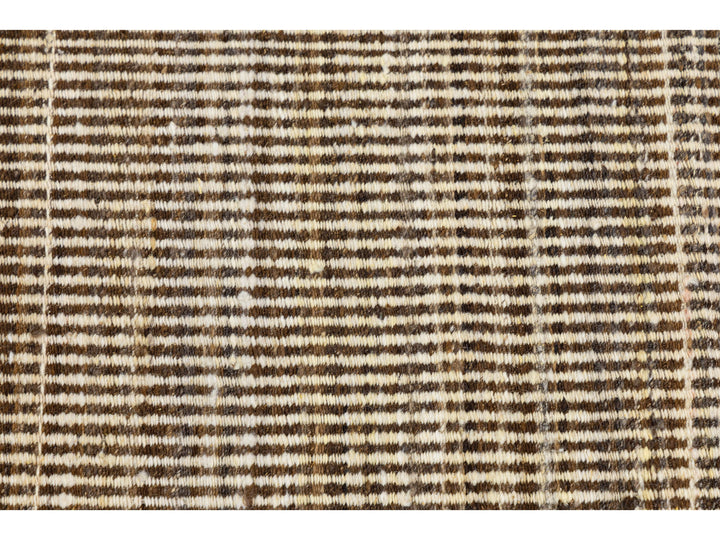 Modern Kilim Flatweave Wool Rug 12 X 15