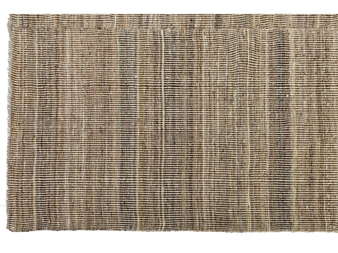 Modern Kilim Flatweave Wool Rug 12 X 15