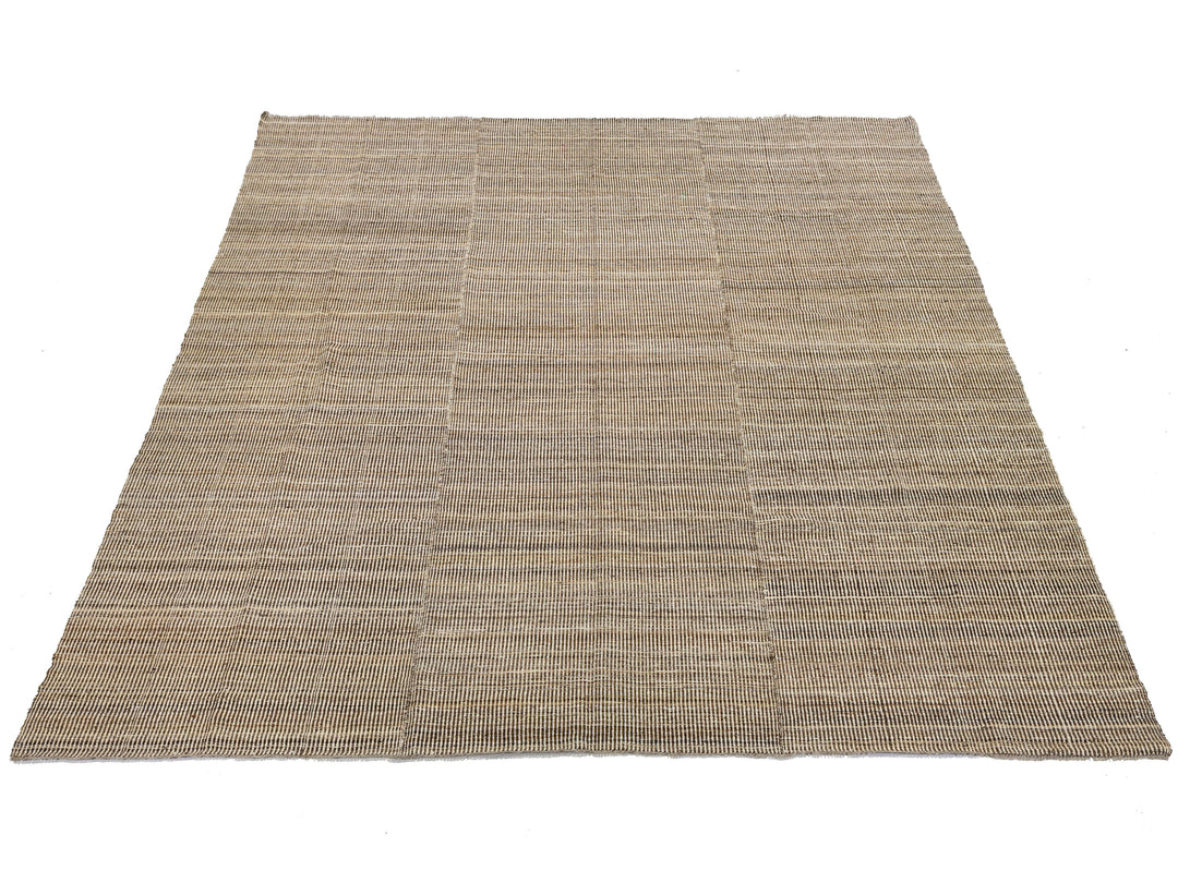 Modern Kilim Flatweave Wool Rug 12 X 15