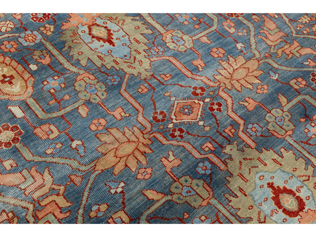Antique Sultanabad Wool Rug 8 X 12