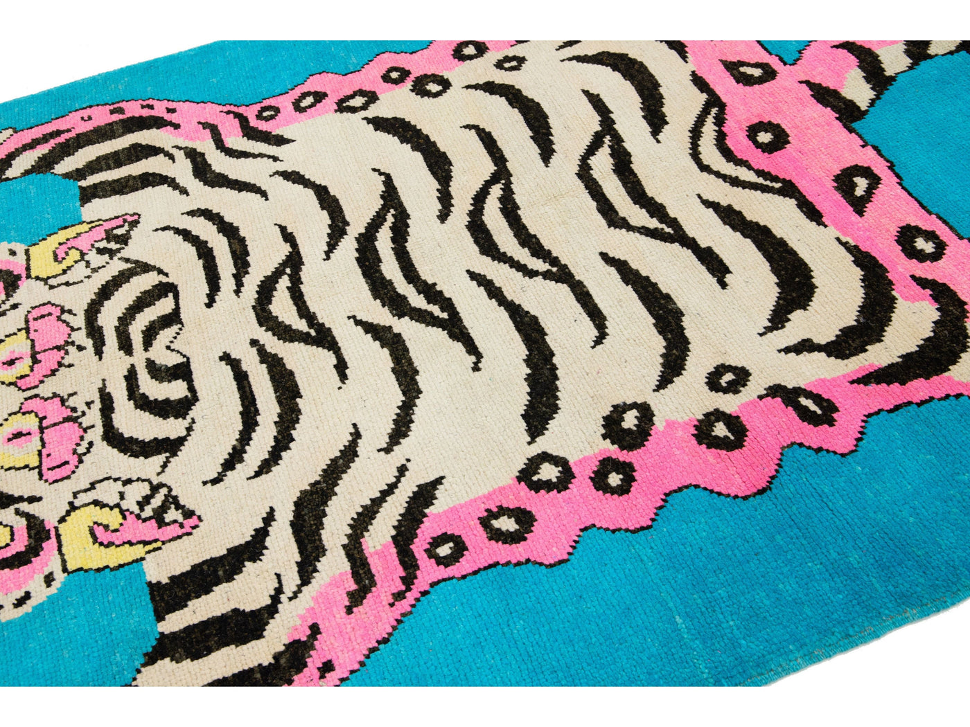 Modern Tiger Wool Rug 5 X 7