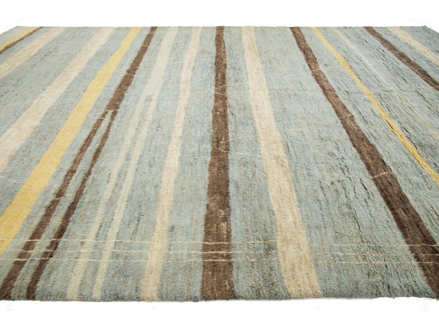 Modern Moroccan Wool Rug 12 X 18