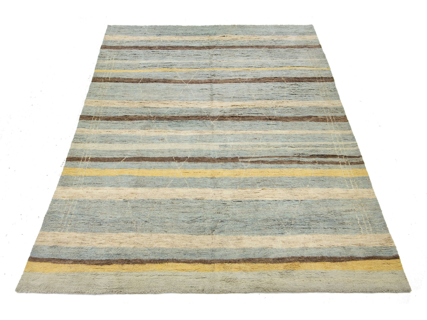 Modern Moroccan Wool Rug 12 X 18