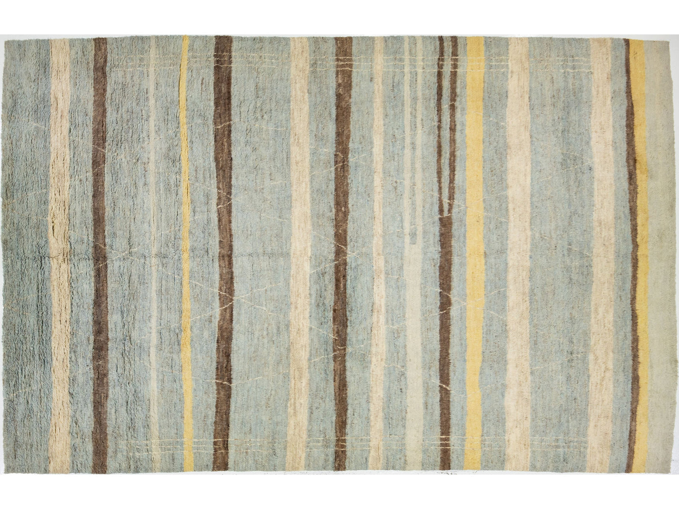 Modern Moroccan Wool Rug 12 X 18