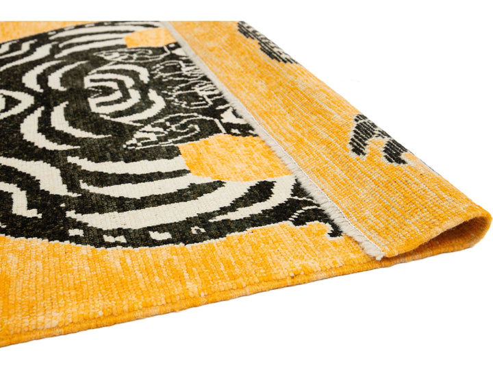 Modern Tiger Wool Rug 5 X 7