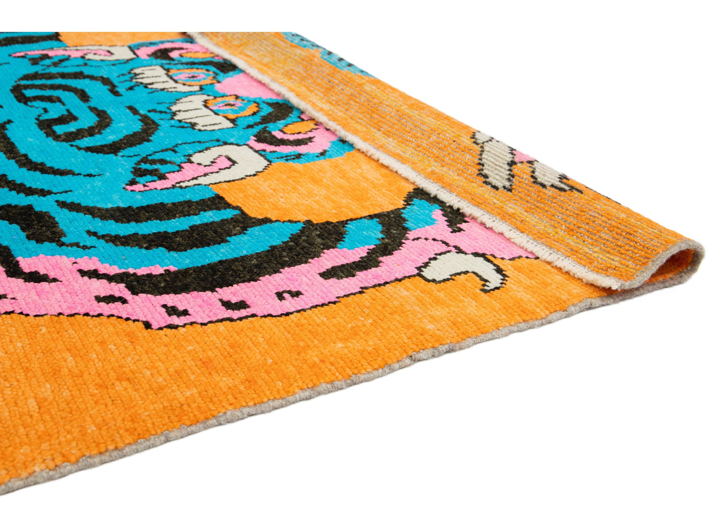 Modern Tiger Wool Rug 5 X 9