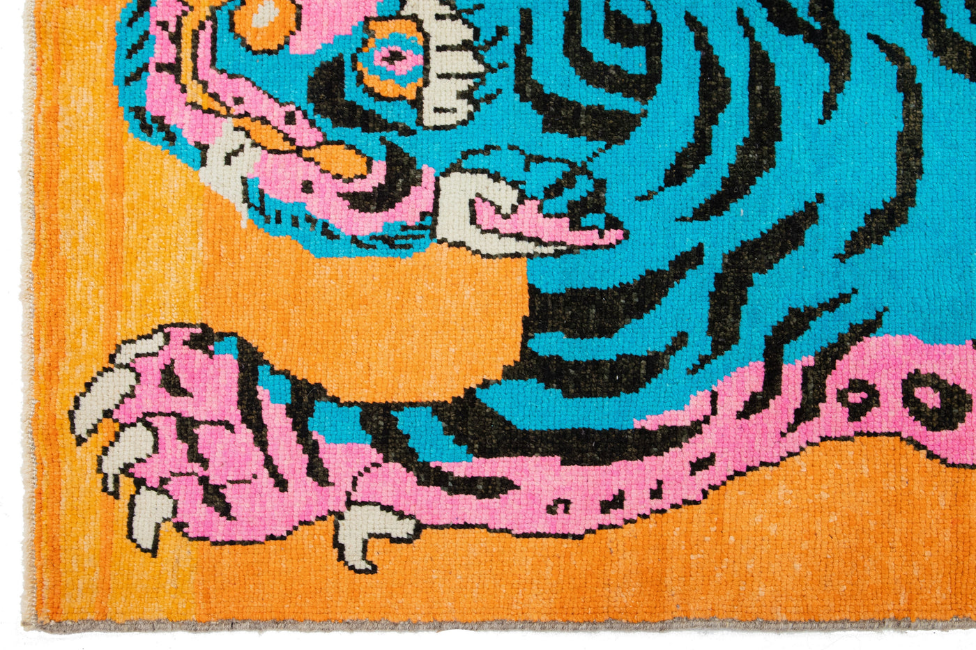 Modern Tiger Wool Rug 5 X 9