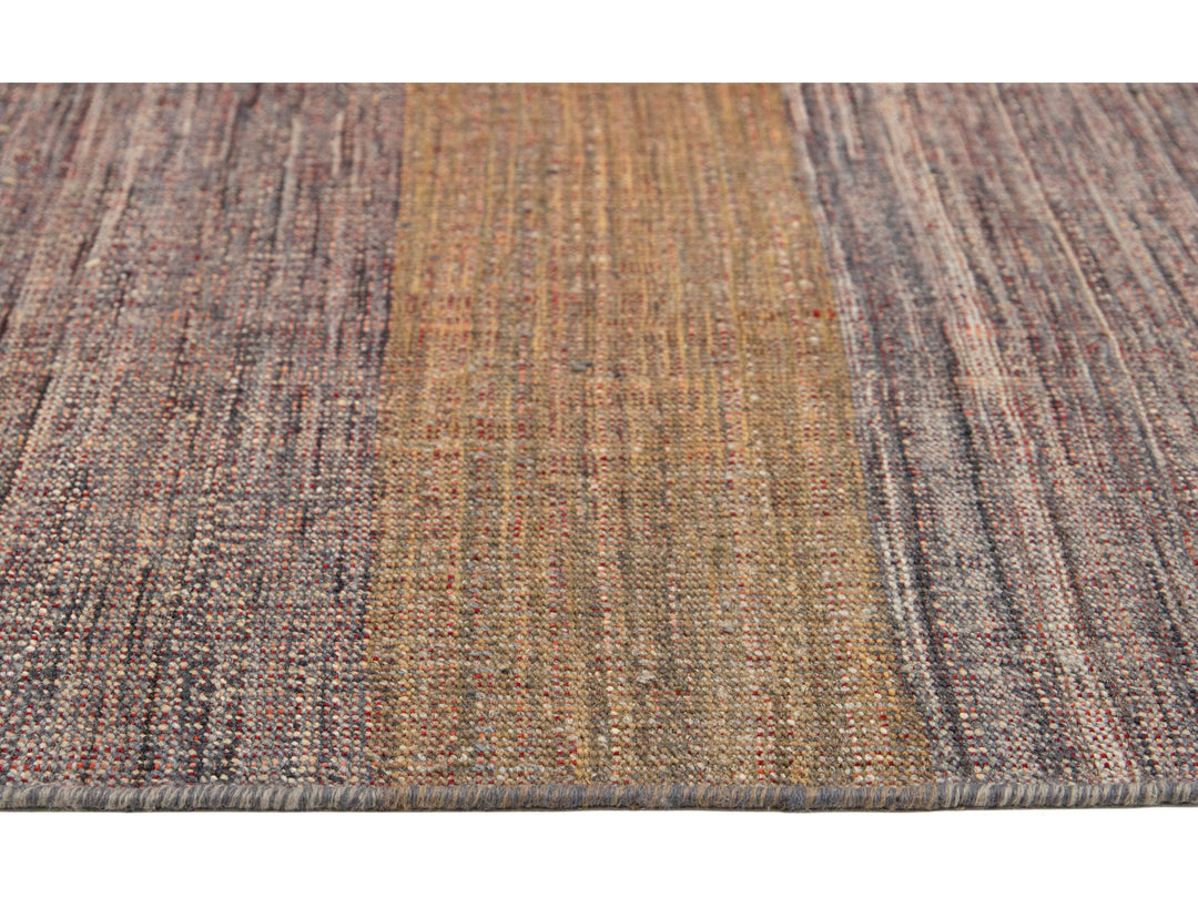 Modern Kilim Flatweave Wool Rug 10 X 13