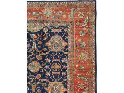 Antique Persian Sultanabad Wool Rug 14 X 18