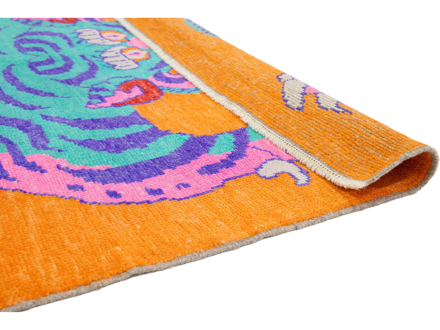 Modern Tiger Wool Rug 5 X 8