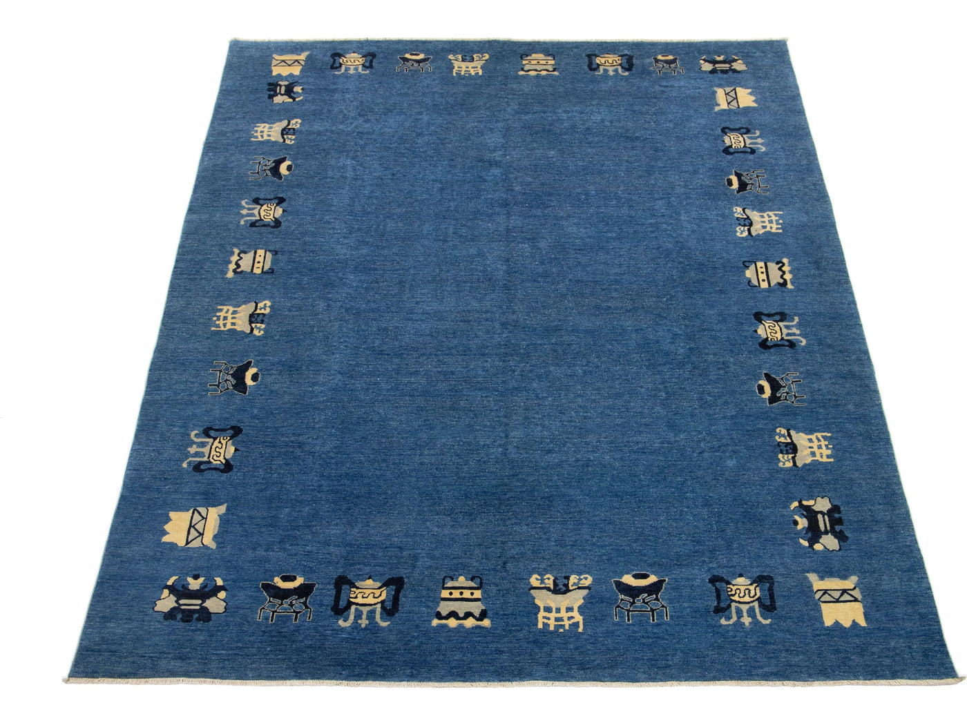 Modern Art Deco Chinese Wool Rug 10 X 13