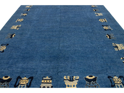 Modern Art Deco Chinese Wool Rug 10 X 13