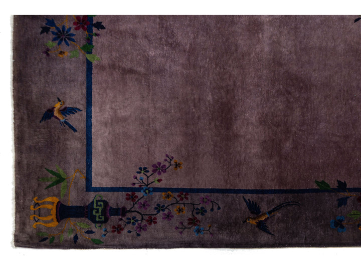 Antique Art Deco Chinese Rug 9 X 12