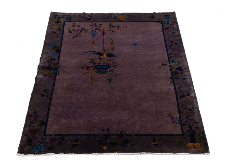 Antique Art Deco Chinese Rug 9 X 12