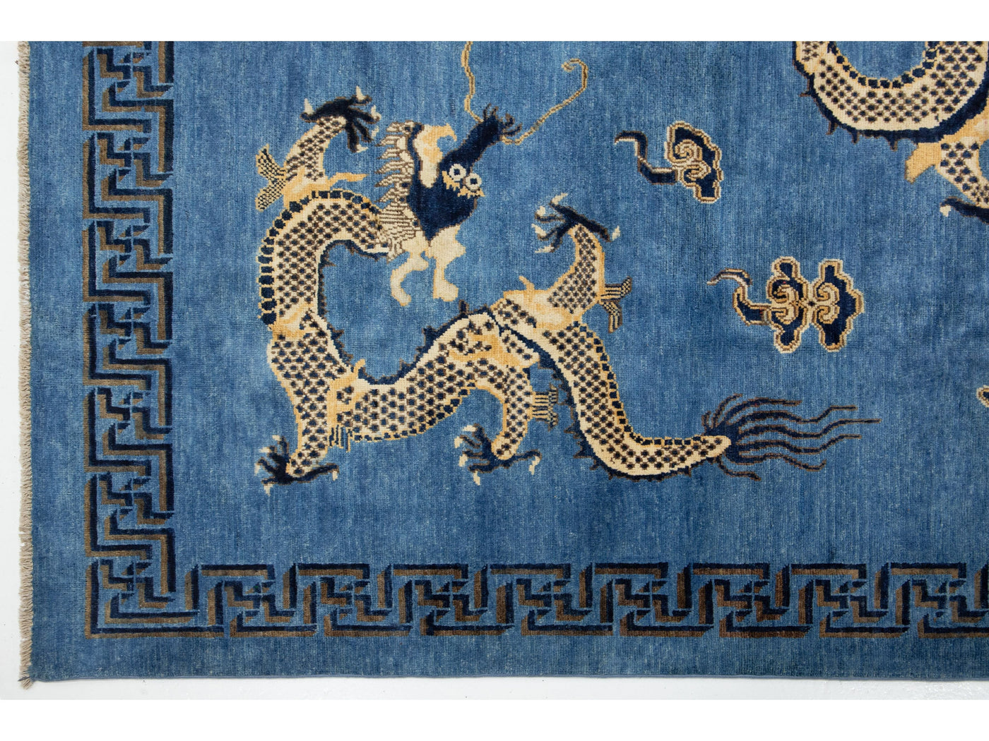 Modern Art Deco Dragon Chinese Wool Rug 8 X 10