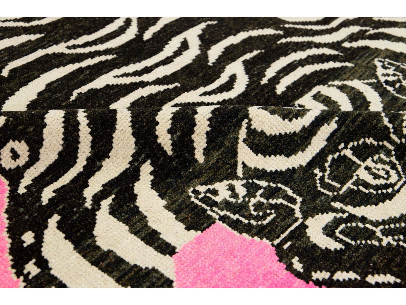 Modern Tiger Wool Rug 5 X 7