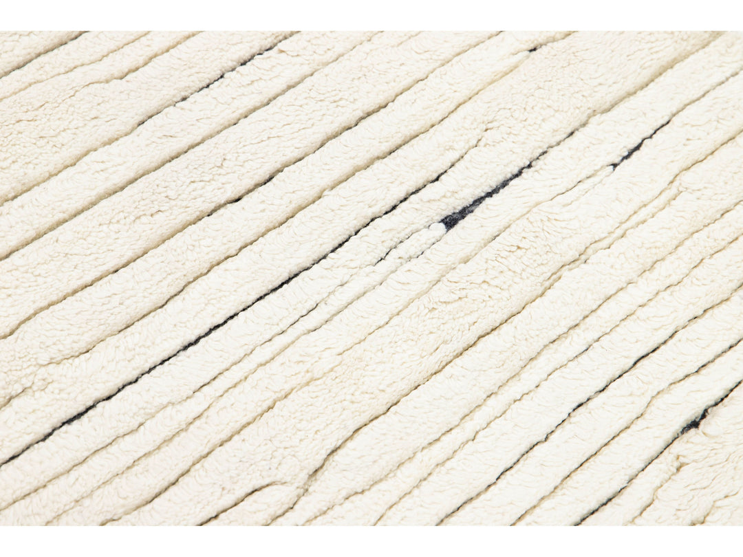 Modern Moroccan Wool Runner 3 X 12
