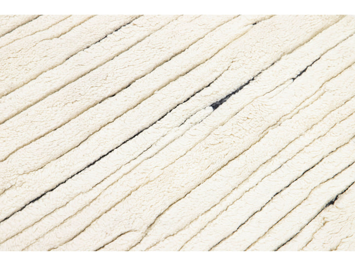 Modern Moroccan Wool Runner 3 X 12