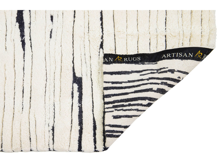 Modern Moroccan Wool Runner 3 X 29