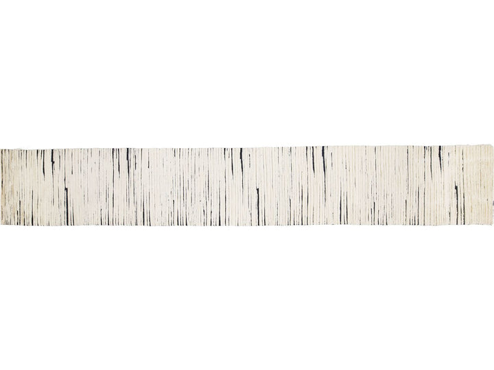 Modern Moroccan Wool Runner 3 X 29