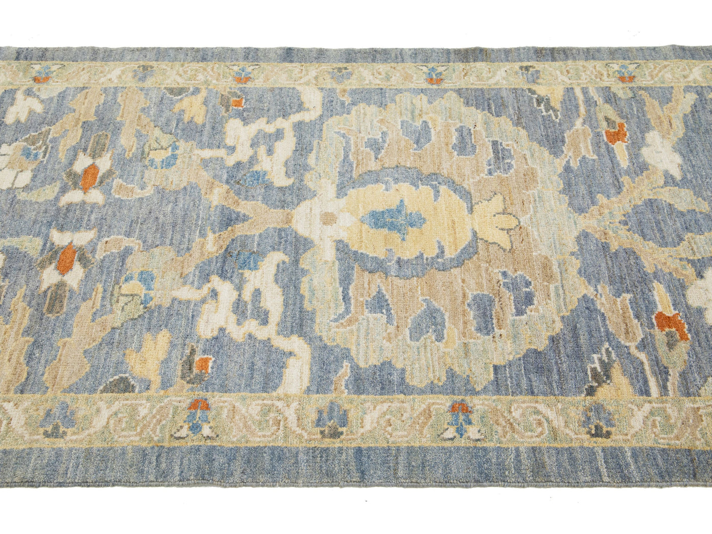 Modern Sultanabad Wool Runner 3 X 35