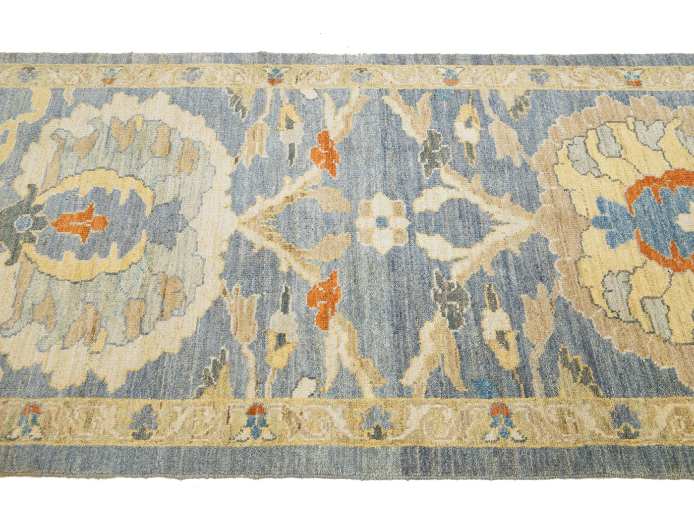 Modern Sultanabad Wool Runner 3 X 35