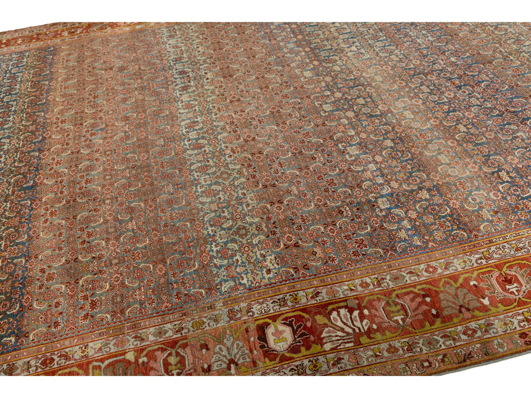 Modern Bidjar Wool Rug 9 X 12