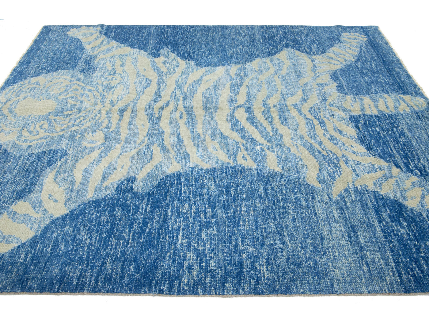 Modern Tiger Wool Rug 6 X 8