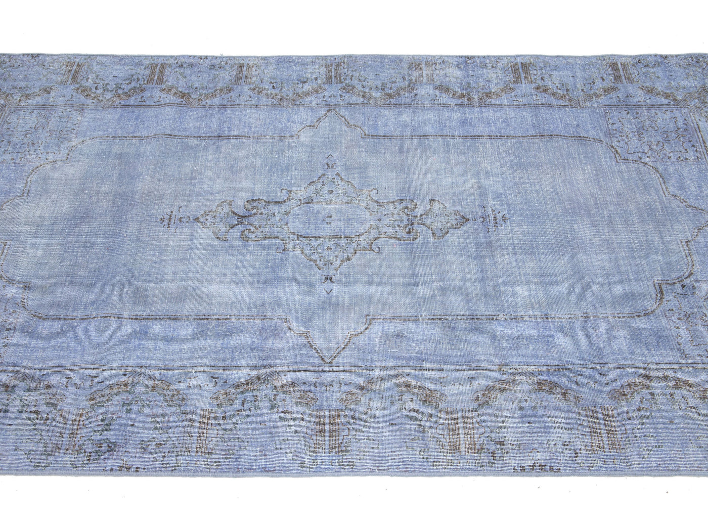 Vintage Overdyed Wool Rug 3 X 6