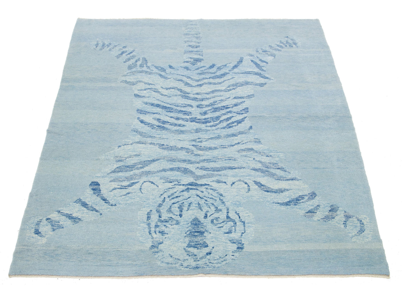 Modern Tiger Wool Rug 8 X 10