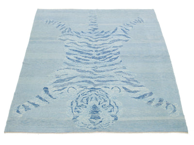 Modern Tiger Wool Rug 8 X 10