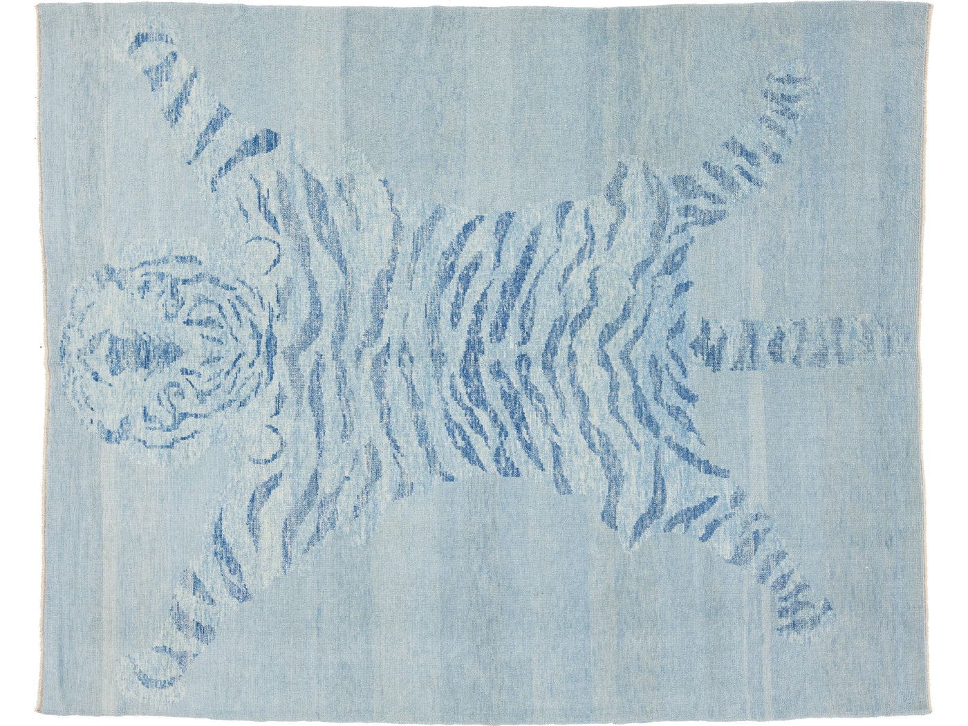 Modern Tiger Wool Rug 8 X 10