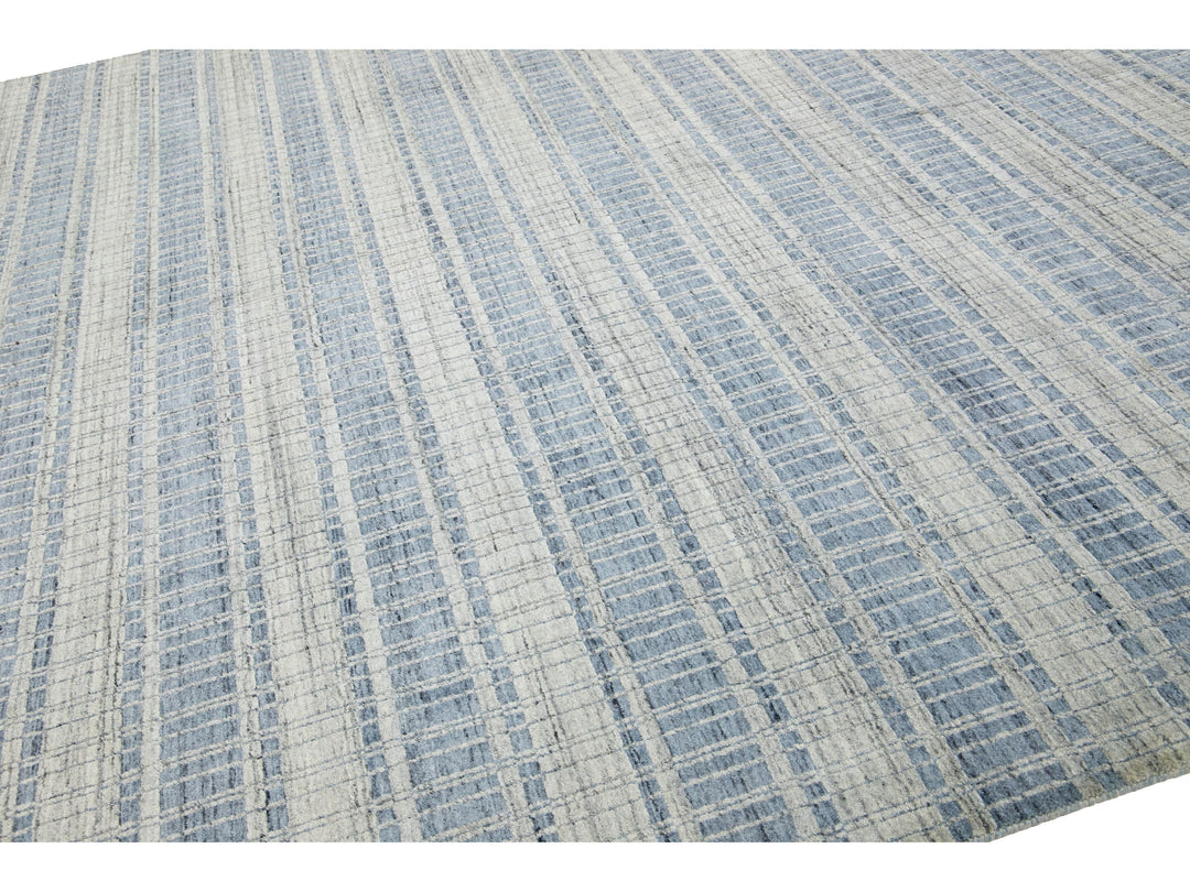 Modern Wool Rug 10 X 14